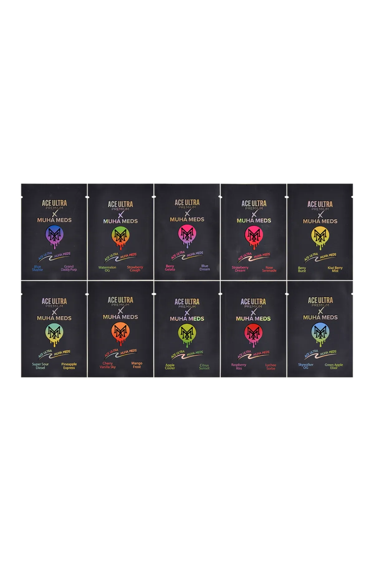 Empty MUHA MED X ACE ULTRA 0.5+0.5G Disposable Vape price