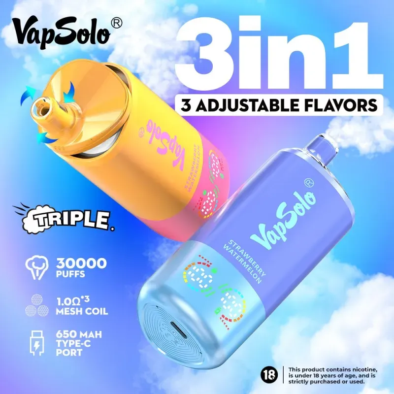 Обзор Vapsolo Triple 30000 Puffs: честный,-подкрепленный данными взгляд на ве...