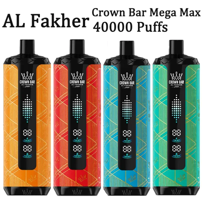 AL Fakher 40K Puffs 40000 Crown Bar Mega Max Оптовая одноразовая вейп