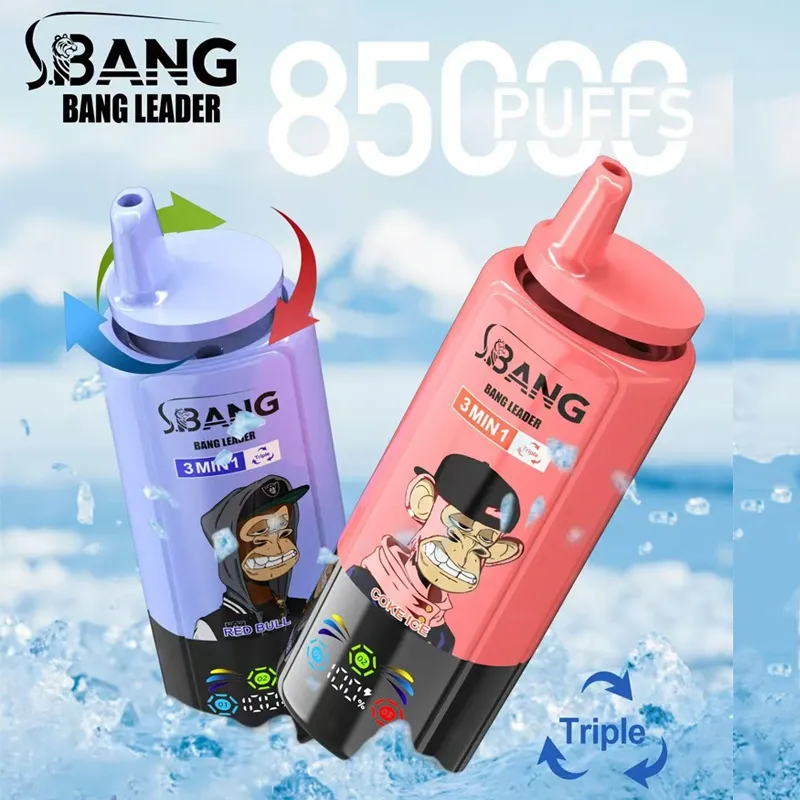 Bang Leader 85000 Puffs 85K тройной вкус 3 в 1 оптом вейп