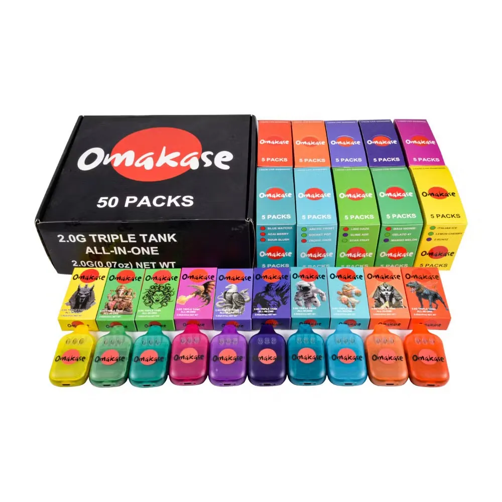 Пустой Omakase 2g с одноразовым экраном Vape Pen