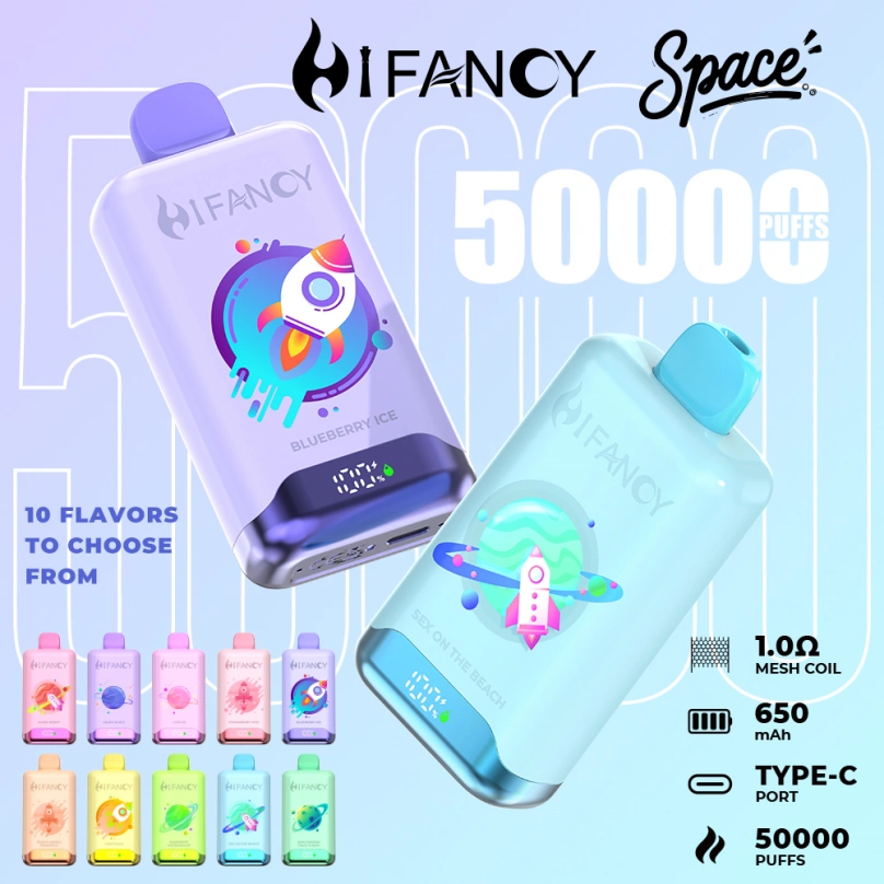 Hifancy 50000 Puffs 50K Space Оптовая продажа вейпа