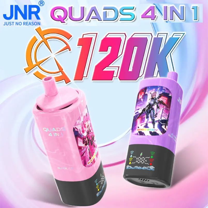 Одноразовый вейп JNR Quads 120K Puffs 4-в-1