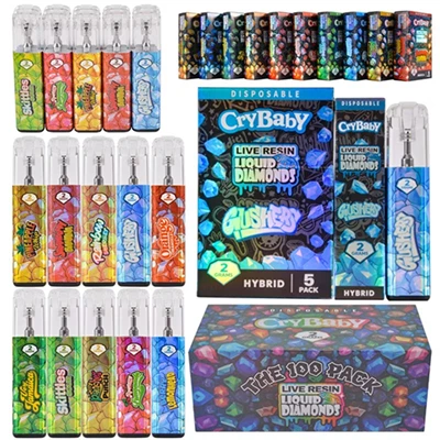 Новые Crybaby 2ml пустые одноразовые вейп -ручки